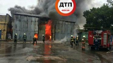 Фото с места пожара