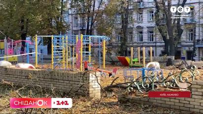 Доба після обстрілу: який вигляд має парк Шевченка