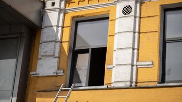 Ліквідація пожежі у приміщенні корпусу університету імені Карпенка-Карого на Хрещатику