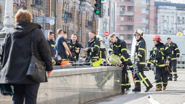 Ліквідація пожежі у приміщенні корпусу університету імені Карпенка-Карого на Хрещатику