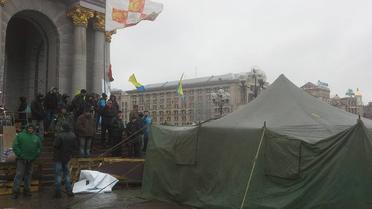 На Майдане произошла стычка