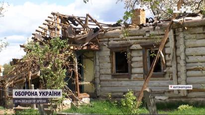 Розбиті житомирські села: рашисти знищували цивільні помешкання та церкви