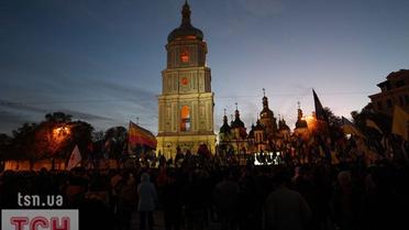 У Києві провели мітинг і марш за визнання УПА на честь 68-ої річниці створення УПА.