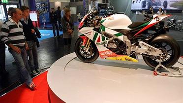Найбільша у світі мотовиставка Intermot, яка проходить у Кельні (Німеччина), цього року зібрала більше тисячі фірм з 40 країн, які представляють мотоцикли, квадроцикли, трайки, скутери тощо. / © AFP