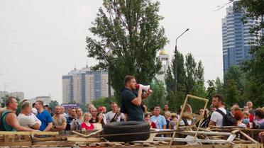Протести проти забудови. Фото: Олег Симороз/Facebook