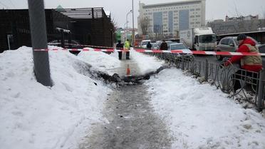 вибух тротуару у києві_2 / © Магнолія-ТВ