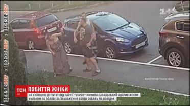 На Київщині депутат вдарив жінку за зауваження взяти собаку на повідок