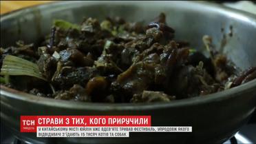 У китайському місті Юйлін відвідувачі спеціального фестивалю з'їли 15 тисяч котів та собак