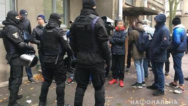 Затримання тітушок, Київ 5 / © npu.gov.ua