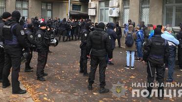 Затримання тітушок, Київ 6 / © npu.gov.ua