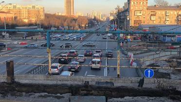 демонтаж Шулявського шляхопроводу_2 / © Дмитро Давтян/Facebook