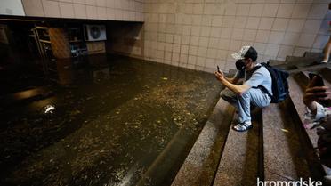 Затоплене метро "Академмістечко" у Києві: фото вражають