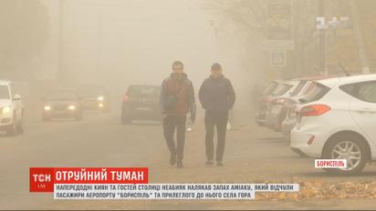 Запах аміаку потрапив до аеропорту "Бориспіль" з поля, яке обробляли аграрії