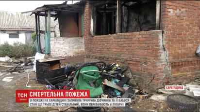 На Харківщині діти, які постраждали через пожежу, досі знаходяться у лікарні