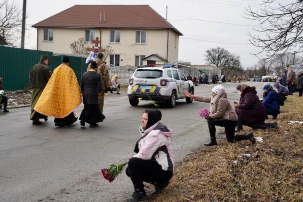 Прощання з загиблим Віталієм Колесником / Фото: Ігор Захаренко