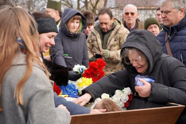 Прощання з загиблим Віталієм Колесником / Фото: Ігор Захаренко