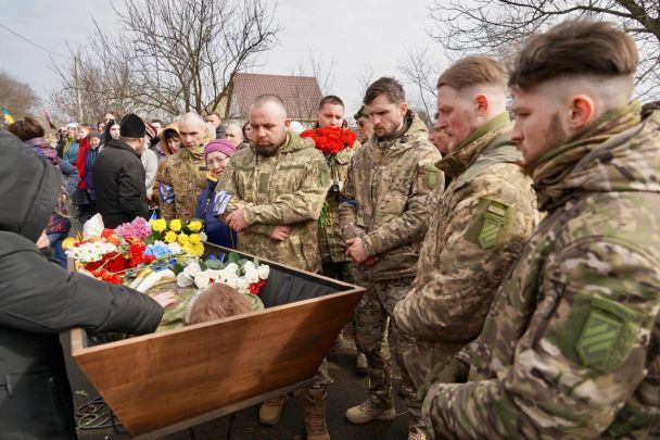 Прощання з загиблим Віталієм Колесником / Фото: Ігор Захаренко