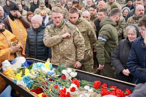Прощання з загиблим Віталієм Колесником / Фото: Ігор Захаренко