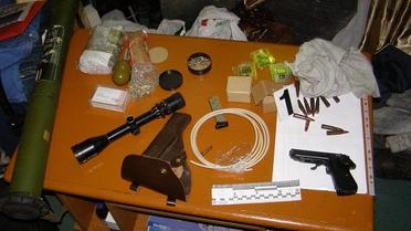 У задержанных изъяли большое количество оружия