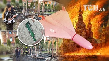 Атака русских дронов на Киев и область/ Коллаж ТСН.ua