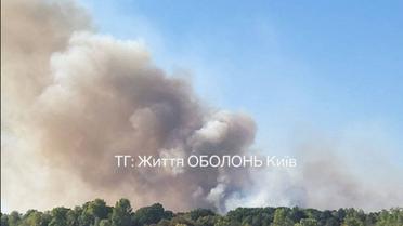 Пожар в Киеве